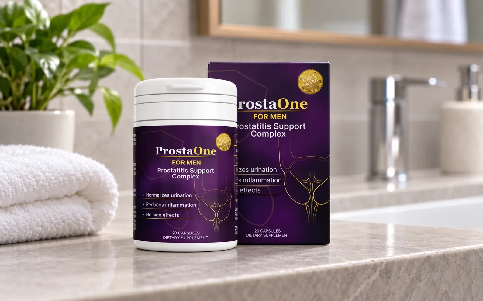 ProstaOne — Verpackung im Alltag
