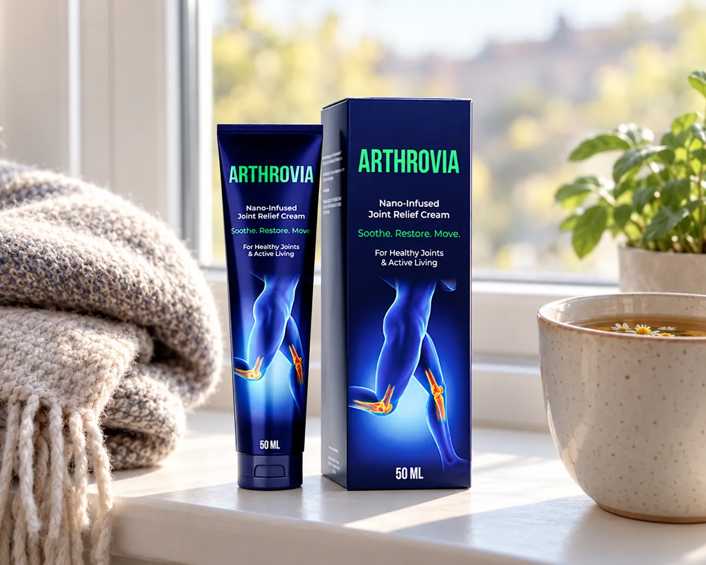 Arthrovia — Verpackung im Alltag