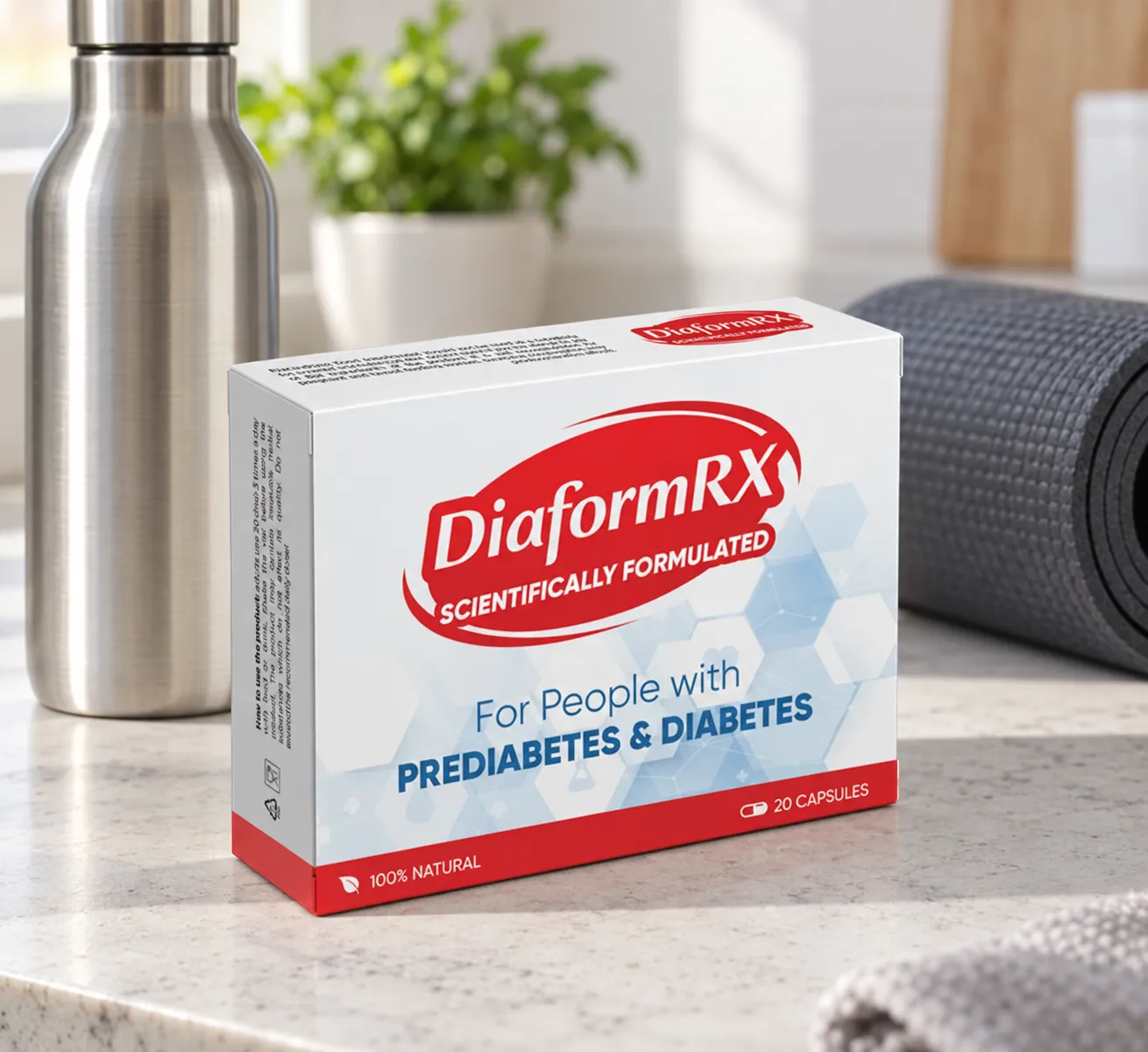 DiaformRX Full price + — Verpackung im Alltag