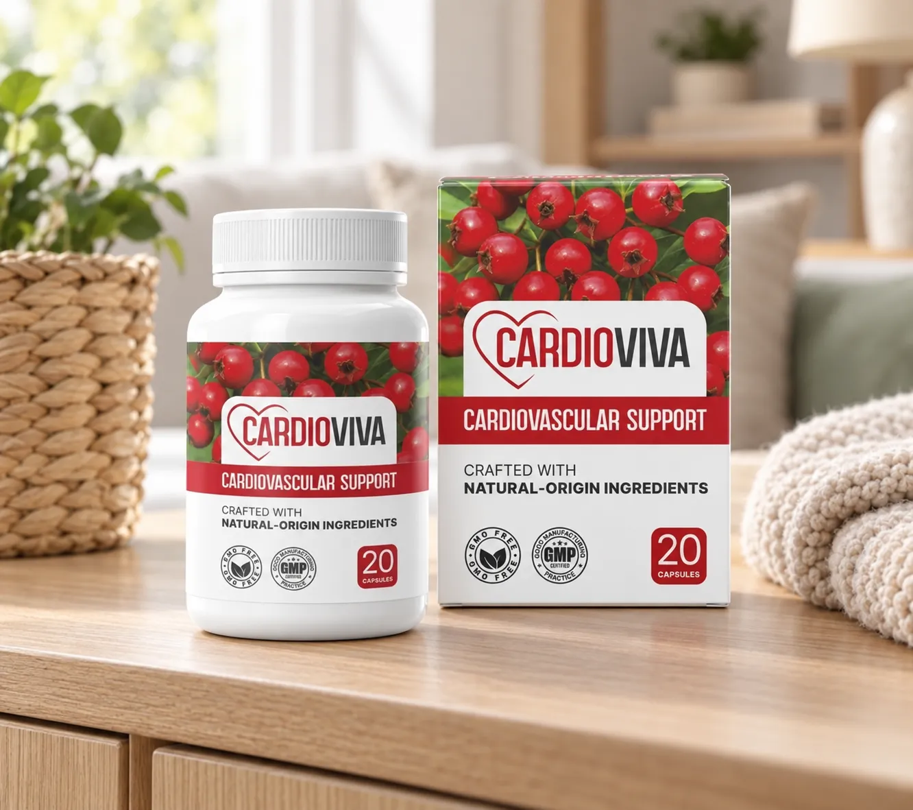 CardioViva — Verpackung im Alltag