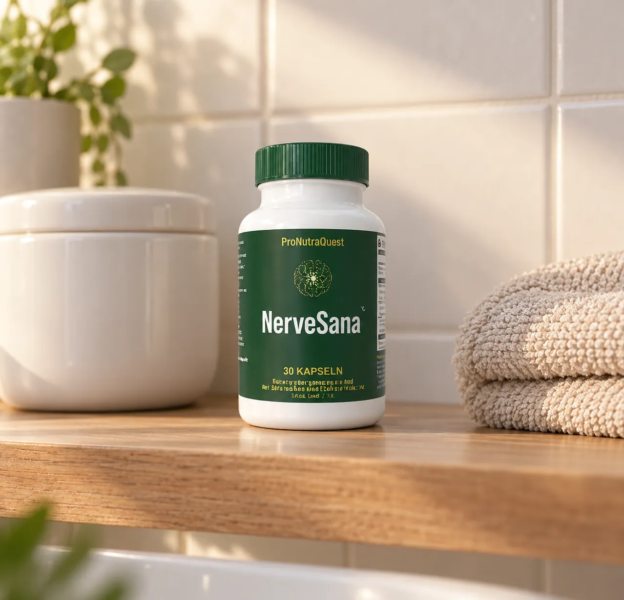 NerveSana — Verpackung im Alltag