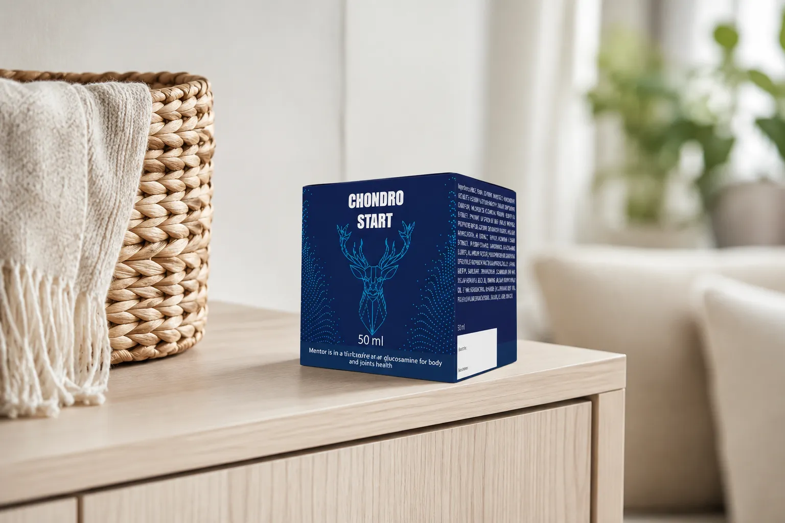 Chondrostart — Verpackung im Alltag