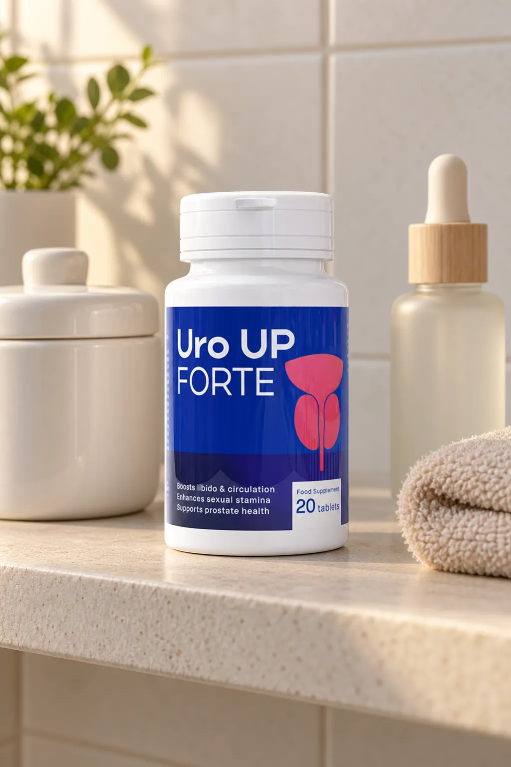 Uro UP Forte — Verpackung im Alltag