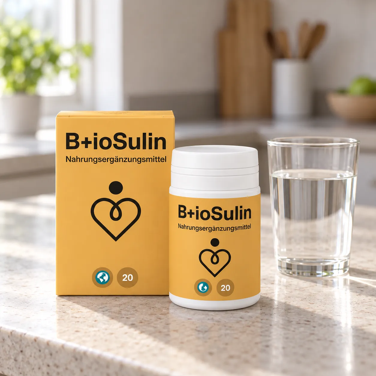 Bio+Sulin — Verpackung im Alltag